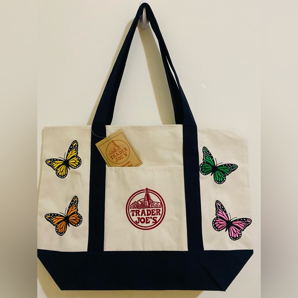 Trader Joe's Reusable Canvas Tote Bag - Picture 3 of 5